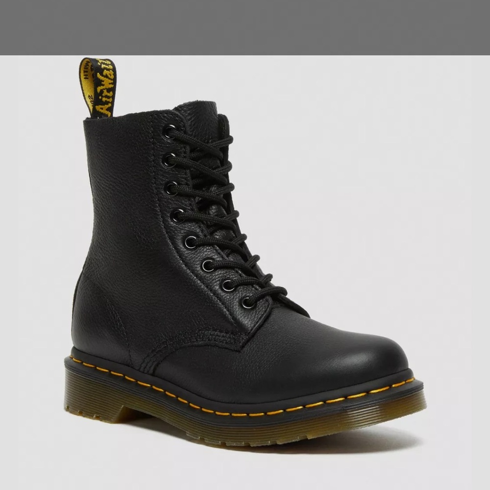 Dr. Martens Black Leather Pascal Boots